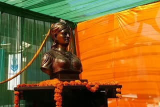 Statue of freedom fighter Rani Khairagarh installed in mandi