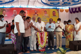 Minister laid foundation for Water irrigation project in Karwar