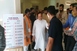 JP Nadda visits Jaipur, Jp Nadda in Jaipur, BJP National President JP Nadda Jaipur