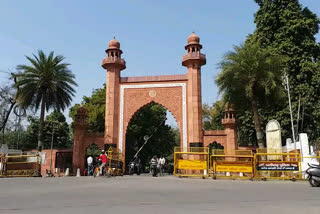 amu student protest march for reopen university