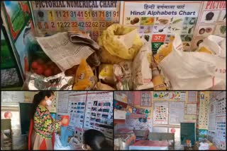 Anganwadi workers delivering door-to-door nutrition to children and pregnant women