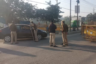 Tight security arrangements during counting of by-elections in Rohini Ward 32 in Delhi