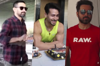 WATCH: Tiger celebrates b'day with media, Vikrant, Emraan spotted