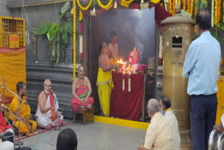 Swati Nakshatra Pujas in Yadadri Sri Lakshmi Narasimha Swami Temple in Yadadri