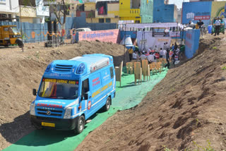 medical camp in drain