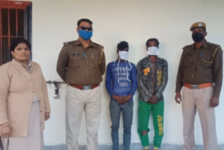 हाडवेयर दुकान में चोरी के आरोपी गिरफ्तार, Accused of theft in hardware store arrested