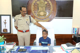 Guntur Urban SP Ammireddy fulfilled the boy's wish