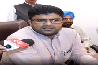 Deputy Chief Minister Dushyant Chautala, speaking to ETV Bharat