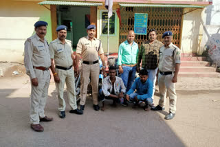 2 members of a vehicle thief gang arrested in bhilai