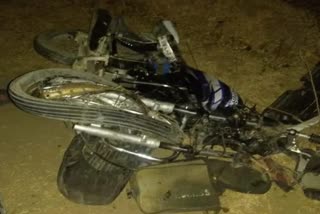 Rajsamand road accident news, car bike collision in Rajsamand