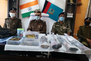 enormous cartridges found during search operation in chaibasa district