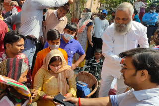 MLA distributed blankets and masks