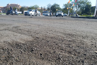 reconstruction of better road, no maintenance of dilapidated roads in jaipur