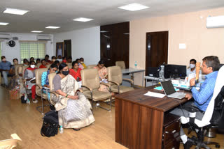 Collector Krishna Aditya held a meeting with ICDS CDPOs and Anganwadi Supervisors