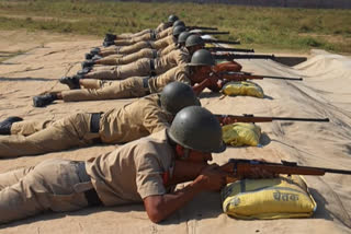 NCC cadets firing practice, भरतपुर न्यूज़