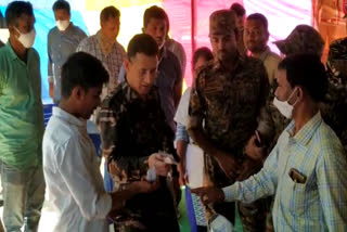 SP Sunil Dutt participates in a mega eye medical camp