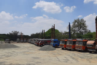 trichy borwell lorries strike