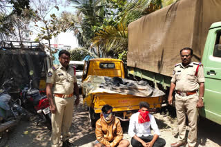 Two persons arrested in sand smuggling case