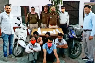 Crime news of jaipur, Police action in Jaipur, Accused of conspiring to rob petrol pump arrested