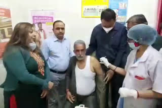 minister krishanpal gurjar corona vaccine