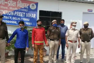 bullet raja gang member caught by preet vihar police