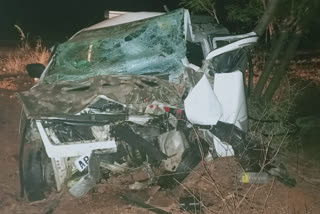 road-accident-on-the-way-to-and-from-the-apparition at hanimireddy pally in Andhra Pradesh