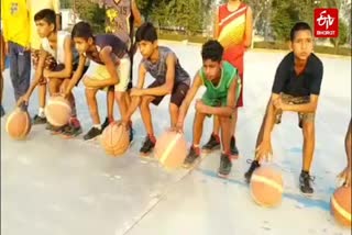 Basket ball players in whole village in Panipat