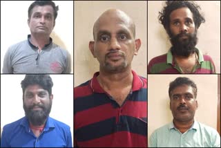 Five arrested by ccb police