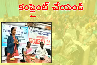 women and child Awareness seminar at sangareddy collectorate