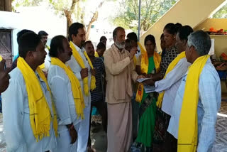 tdp mlc thippa swamy municipal elections campaign