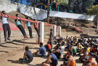 Open recruitment rally of army in Ranikhet