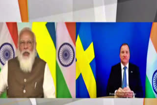 Modi, Swedish PM discuss defence collaborationModi, Swedish PM discuss defence collaboration