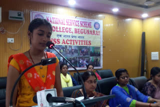 Speech competition organized