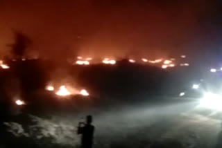 Alwar news, औद्योगिक क्षेत्र में आग