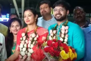 SABYARCHITA RETURN TO BHUBANESWAR AFTER THE MARRIAGE