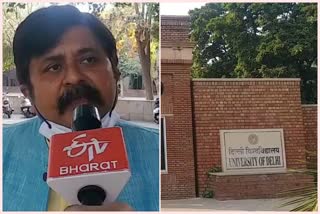 du teachers association president professor rajiv ray warns delhi government