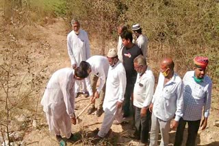 luni news, mgnrega work work started