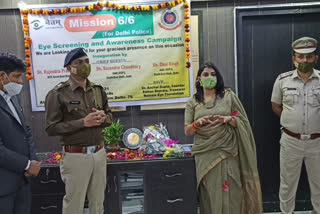 Netram Eye Foundation set up checkup camp at Sarita Vihar police station