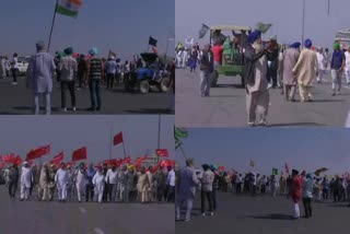 Farmers block Western Peripheral Expressway in Kundli, Sonipat