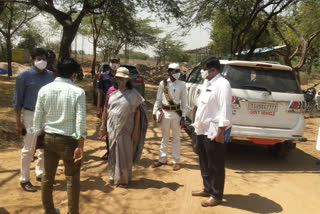 Yadadri District Collector Anita Ramachandran inspected the integrated market space to be set up under Motkur Municipal.