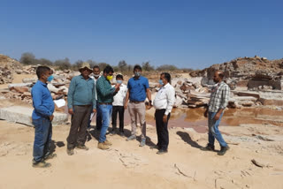 Bhilwara news, Administration strict against illegal mining