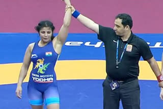 Sarita Mor win silver in 57kg at Matteo Pellicone wrestling