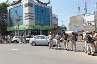 farmers protested during JJPs program in sirsa