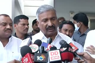 minister peddireddy fiers on chandrababu