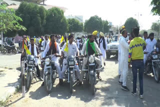 farmers bike rally and protest in sirsa