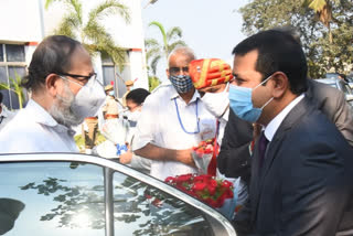 chief-justice-of-the-high-court-justice-arup-kumar-goswami-reached-visakhapatnam