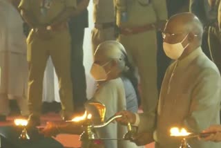 president-joined-narmada-mahaarti-at-guarighat-in-jabalpur