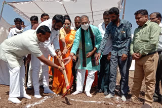 Bhoomi Poojan of the new district panchayat building