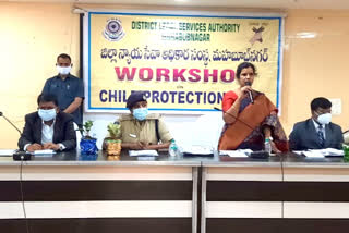 workshop on child protection in mahboobnagar district