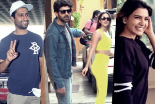 Paparazzi diary: Vicky, Samantha spotted at airport, Kartik, Kiara step out for dance rehearsal